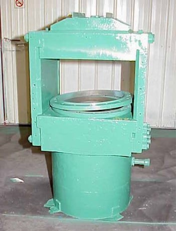 470 Ton, Up-acting slab-side press, 11" stroke, 11" daylight, 24" x24", 20" ram, #488 - Image 1