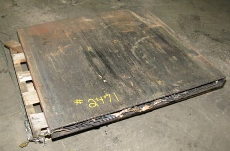 37.5" X 34" X 2.37" Electric Platen - Image 1