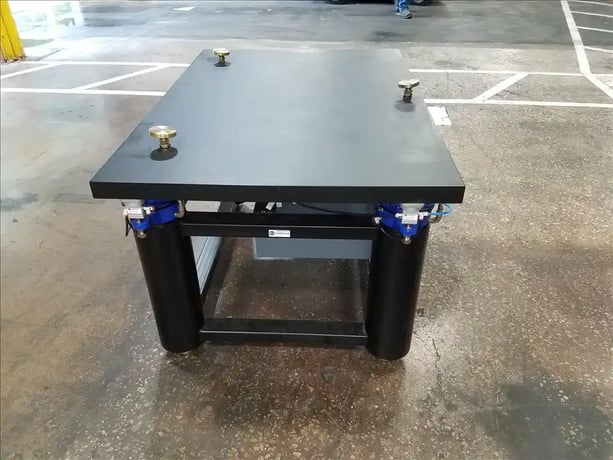 Fabreeka Pneumatic Isolation Sys w/PAL 21 Isolators, 55" x38"tbl,new-never used,S41341 - Image 2