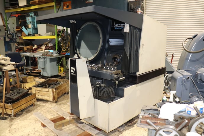 30" OGP Optical, digital read out, lens with power shift, X, Y, Z power table - Image 1