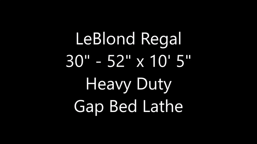 30"/52" x 125" LeBlond #Regal, hvy-duty, 21" 4-Jaw Cushman chuck, 400 RPM, 2.25" thru hole - Image 2