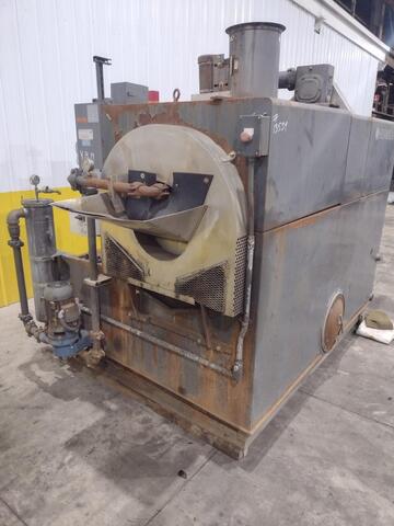 Hurricane #250, 3 stage, 24" rotary drum parts washer, gas heated, 1998, #13539 - Image 4