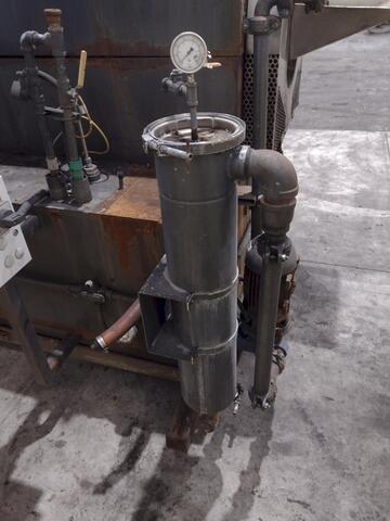 Hurricane #250, 3 stage, 24" rotary drum parts washer, gas heated, 1998, #13539 - Image 10