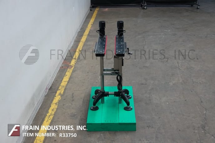 1" wide x 2.8' long, Globaltek Conveyors, Stainless Steel, bottomless, side belt transport conveyor, rubber - Image 4