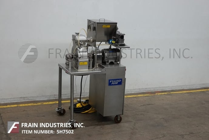 Fluid Air #007 Granumill, all Stainless Steel pilot size product reduction system, capable of handling both - Image 1