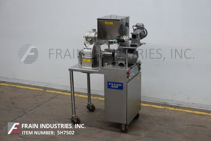 Fluid Air #007 Granumill, all Stainless Steel pilot size product reduction system, capable of handling both - Image 5