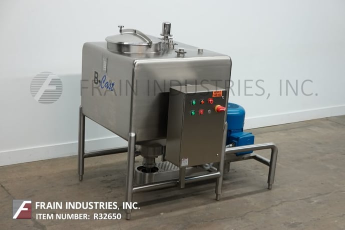 Heritage BCast Stainless Products Model 300 gallon, Stainless Steel, high shear, single wall liquefier, 60 HP - Image 1