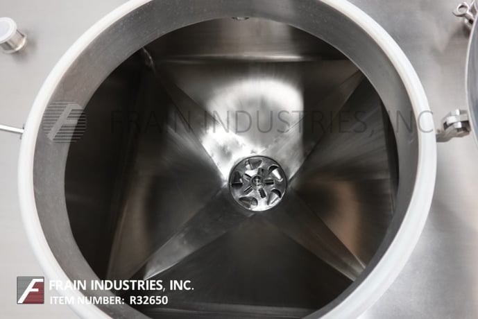Heritage BCast Stainless Products Model 300 gallon, Stainless Steel, high shear, single wall liquefier, 60 HP - Image 2