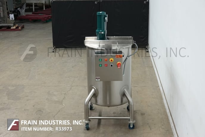 Lee #200DBT, 304 Stainless Steel tank, 36" diameter x 51" deep with a 46" straight wall, lift off cover - Image 3