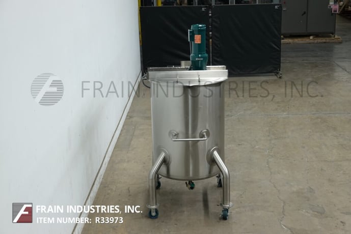 Lee #200DBT, 304 Stainless Steel tank, 36" diameter x 51" deep with a 46" straight wall, lift off cover - Image 4