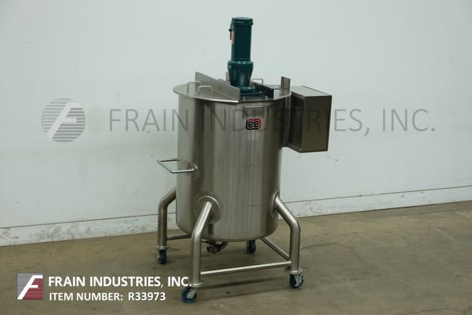 Lee #200DBT, 304 Stainless Steel tank, 36" diameter x 51" deep with a 46" straight wall, lift off cover - Image 5