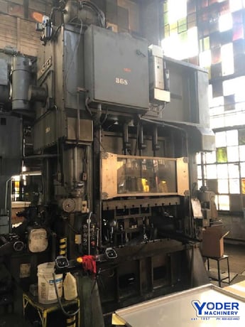 250 Ton, Minster #E2-250-60-48 Hevi-Stamper, straight side double crank, 6" stroke, 22-1/2" Shut Height, air - Image 3