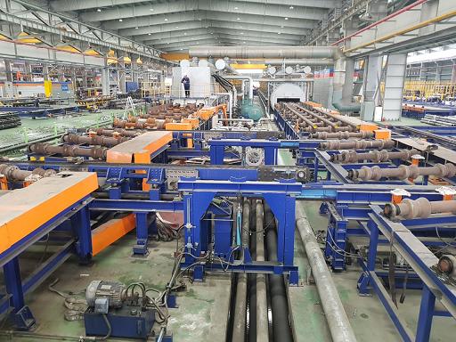 Hanjung quench & temper line, roller hearth, charging table, hardening furnace, conveyor - Image 3