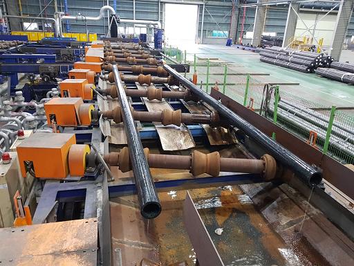 Hanjung quench & temper line, roller hearth, charging table, hardening furnace, conveyor - Image 5