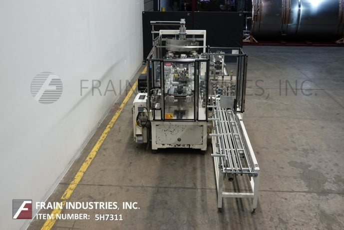 Adco, automatic, continuous motion, vertical, hot melt glue cartoner, 40-150 cartons per minute, 108" long - Image 4