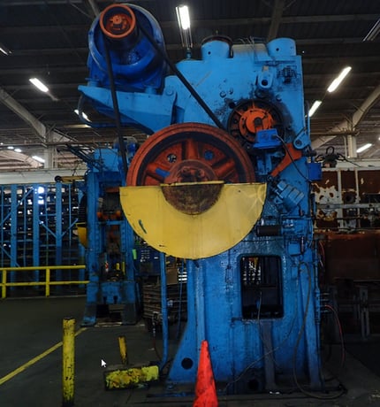 1300 Ton, National #Maxipres forge press, 10" stroke, 25" Shut Height, 35" x41" die seat, 80 SPM - Image 3
