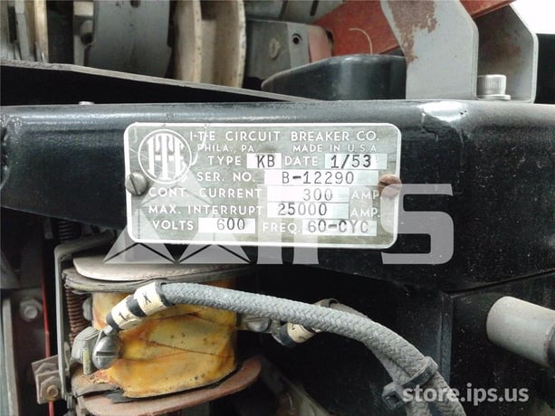 600 Amps ITE Kb-600 Eo/do Steel (kb-600 St) 480 Volts AC Close, 115 Volts AC Control, 480 Volts AC Td - Image 4