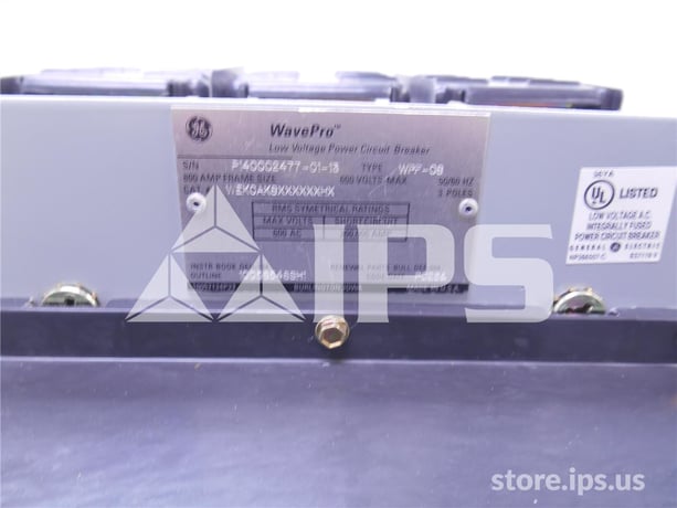 800 Amps GE Wpf-08 Mo/do Wekcak8xxxxxxhx Unused Surplus Mvt Plus Lig, 400 Amps Ct, 250 Amps Rp, 1600 Amps Fuse - Image 3