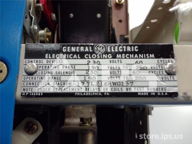 600 Amps GE Ak-2a-25 Eo/do (ak-_a-25) 230 Volts AC Controls - Image 2