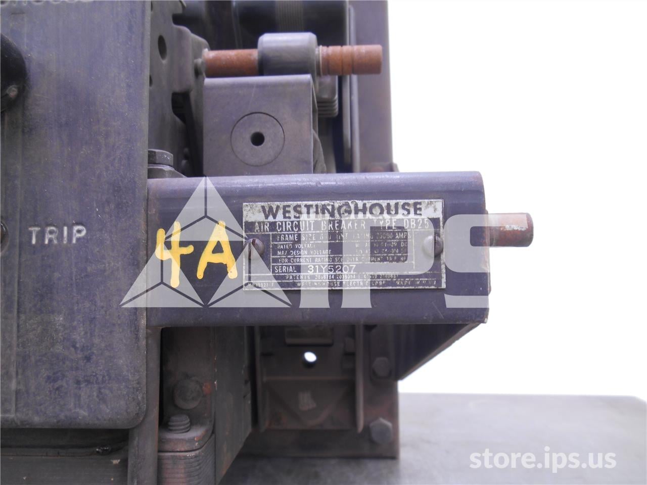 600 Amps WH Db-25 Eo/do 1p 125 Volts DC Control - Image 2