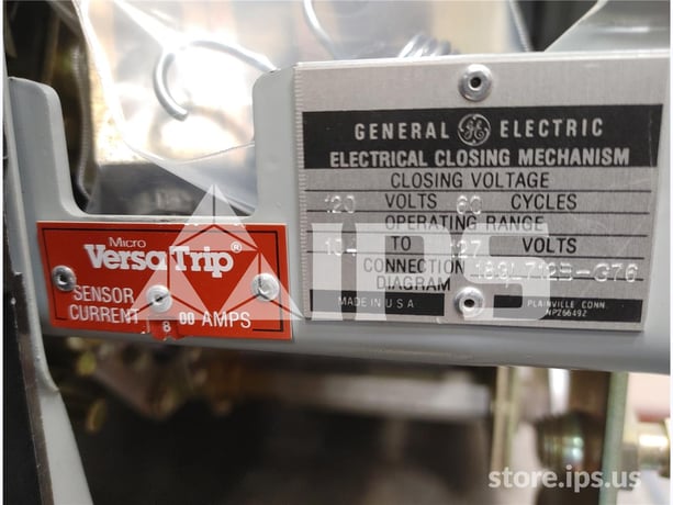 800 Amps GE Akr-7d-30 Eo/do (akr-_d-30) 120 Volts AC Control, 24 Volts DC Trip, Mvt Pm, 600 Amps Ct - Image 4