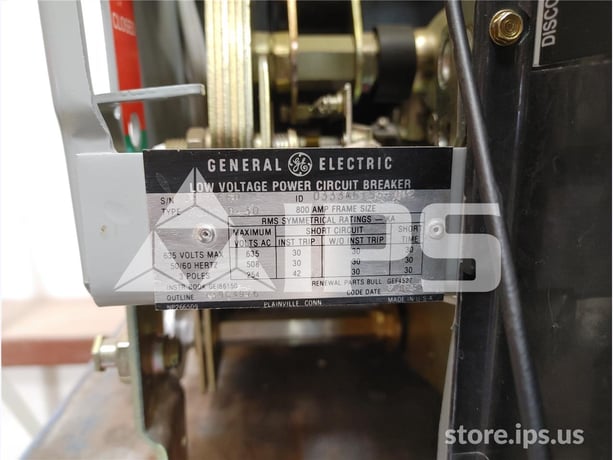 800 Amps GE Akr-7d-30 Eo/do (akr-_d-30) 120 Volts AC Control, 24 Volts DC Trip, Mvt Pm, 600 Amps Ct - Image 5