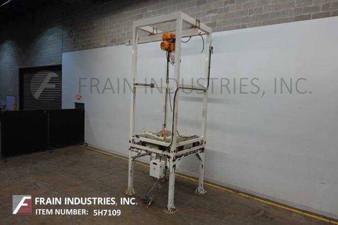 Bulk bag, Vac-U-Max, super sack unloading system rated to 3800 lbs capacity, heavy duty box tube structural - Image 5