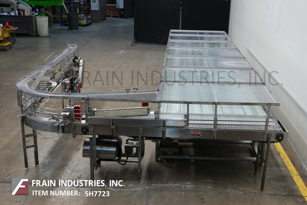 Arrowhead, 60" wide x 228" L, offline tabletop bulk to single lane unscrambler conveyor, 12" wide x 102" long - Image 3