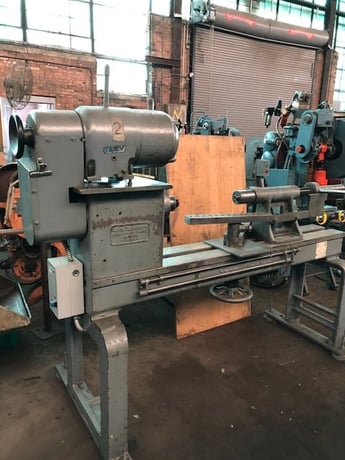22" Haag #Spin-Master, quick acting lever type tailstock, 4-speed Lima drive, 3 HP, excellent - Image 1