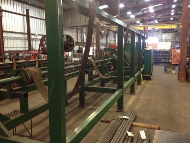 Ajax Instacut #175, bar cut-off, 1-3/4" bar diameter, 48" max cut length, vari-speed pinch rolls - Image 7