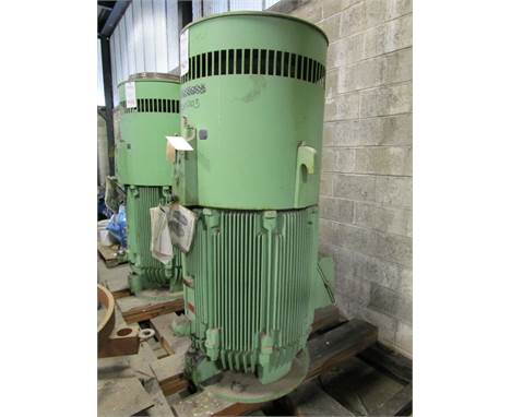 300 HP 1200 RPM U.S. Motors, Frame 5807P, VSS, vertical solid shaft, TEFC, 2300 Volts (2 available) - Image 1