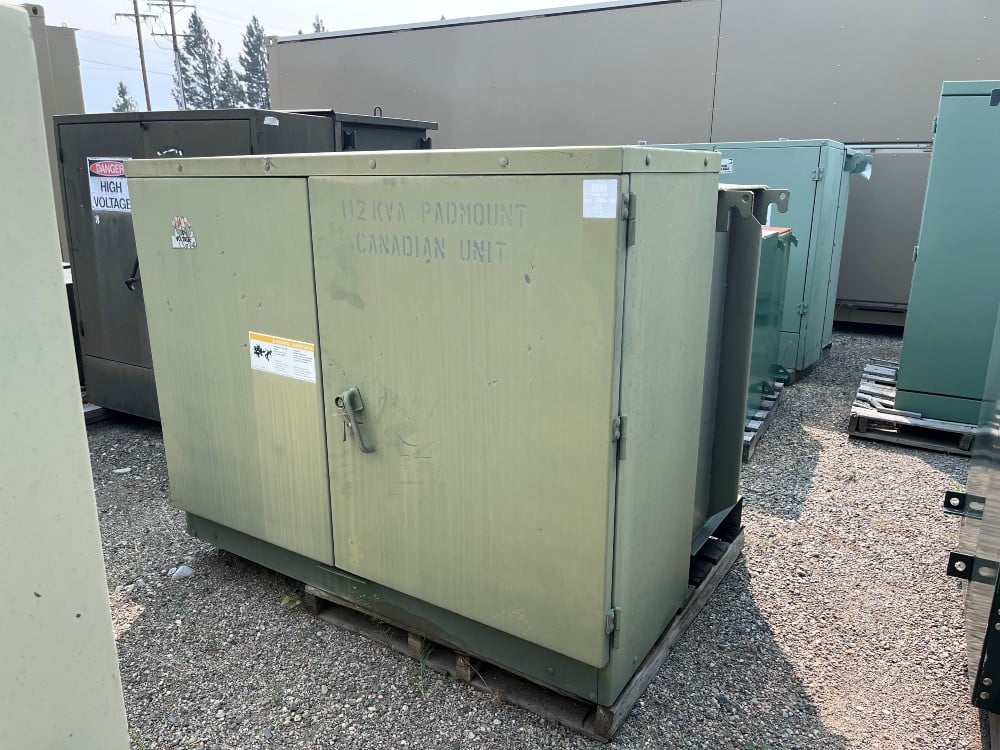112.5 KVA 14400 Delta Primary, 208Y/120 Secondary, Taps: (2) 2.5%A+BN Impedance: 3.4% - Image 1