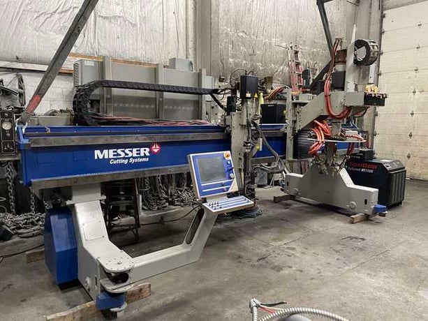 Messer #TMC4512, CNC plasma/oxygen cutting system, 12' x 40' max cutting, Global CNC, 2006 - Image 2
