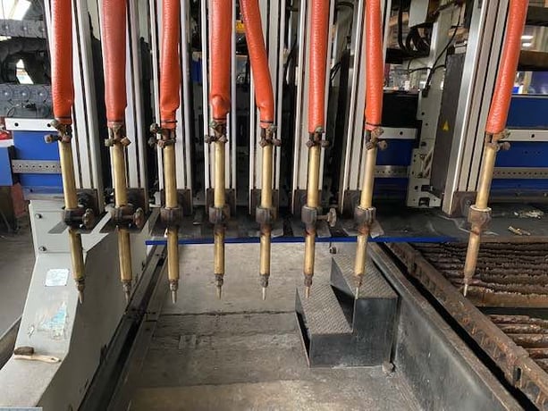 Messer #Titan-II-12/10L, oxygen cutting system, 12' x 50' max cutting, Global CNC, 2010 - Image 2