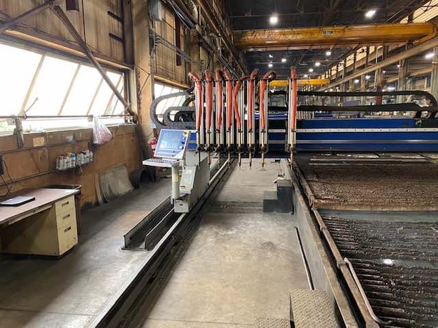Messer #Titan-II-12/10L, oxygen cutting system, 12' x 50' max cutting, Global CNC, 2010 - Image 5