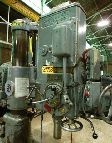 4' -11" Cincinnati Bickford #Super-Service, power elevation, 14-1500 RPM, #5MT, coolant, 7.5 HP,  s/n - Image 6