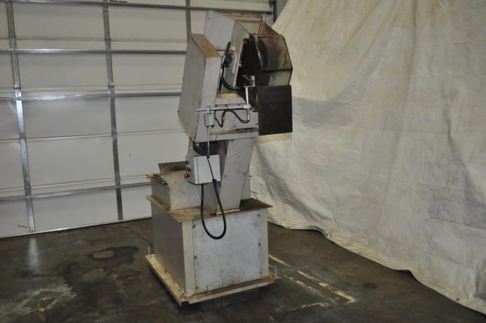 8" wide x 14' long, Steel Trak #3-HASB, 30 FPM, incline conveyor - Image 2