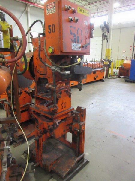 12 Ton, Tishken #21562150, tilt frame, 2 stroke, 6.5" Shut Height, .5" adj., air clutch & brake - Image 2