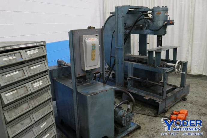 100 Ton, Whitney #791AX30, portable web punch, 1-5/8" stroke, stripper, 10 HP, #73722 - Image 2