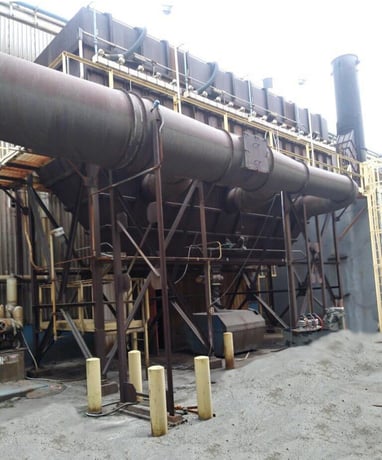 100000 cfm Wheelabrator #820-WCC-36, 160 cartridges, dust collector, 50400 sq.ft. - Image 1