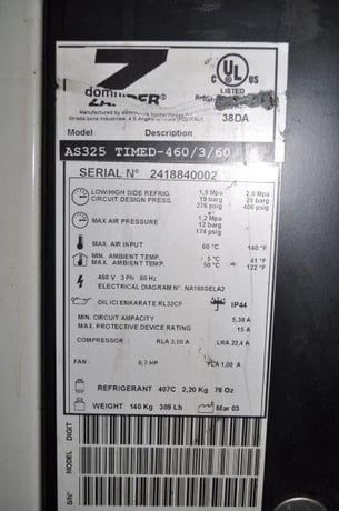 140°F, 174 psi, Zander Artic Star #AS325, air dryer, 2.5"inlet/outlet - Image 7