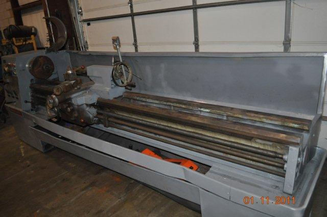 17" x 120" Clausing #7-17-120, engine lathe3 & 4-jaw chuck,inch/metric,Steady Rest,tailstock - Image 6