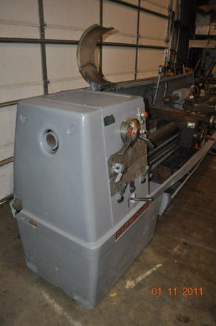 17" x 120" Clausing #7-17-120, engine lathe3 & 4-jaw chuck,inch/metric,Steady Rest,tailstock - Image 8