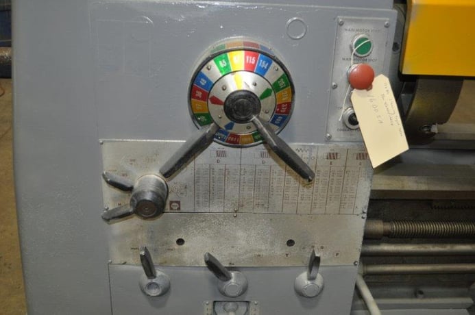 17" x 80" Clausing #7-17-80, engine lathe, 4-jaw 14" chk,tailstock, 9" Steady Rest - Image 3