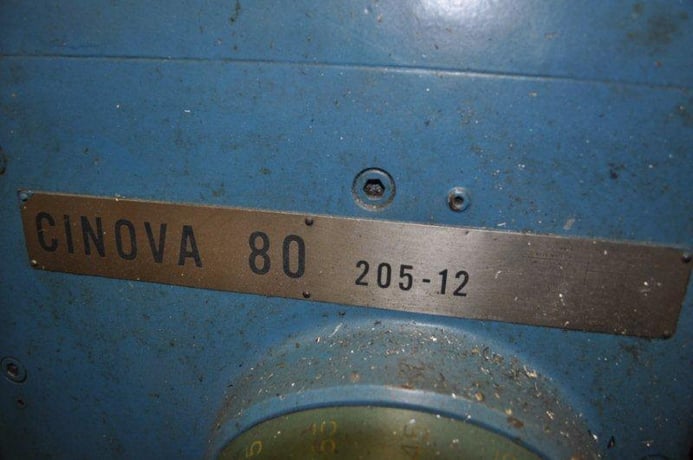 Cincinnati Cinova #80-205-12, universal milling machine, 12" x56" table, 3-Axis digital read out, 2 HP - Image 5