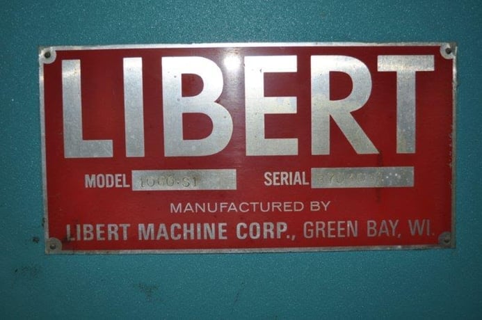 No. 1060-S1 Libert nibbler, 1/4"cutting capacity, 60" throat,foot pedal,like new, 1981 - Image 5