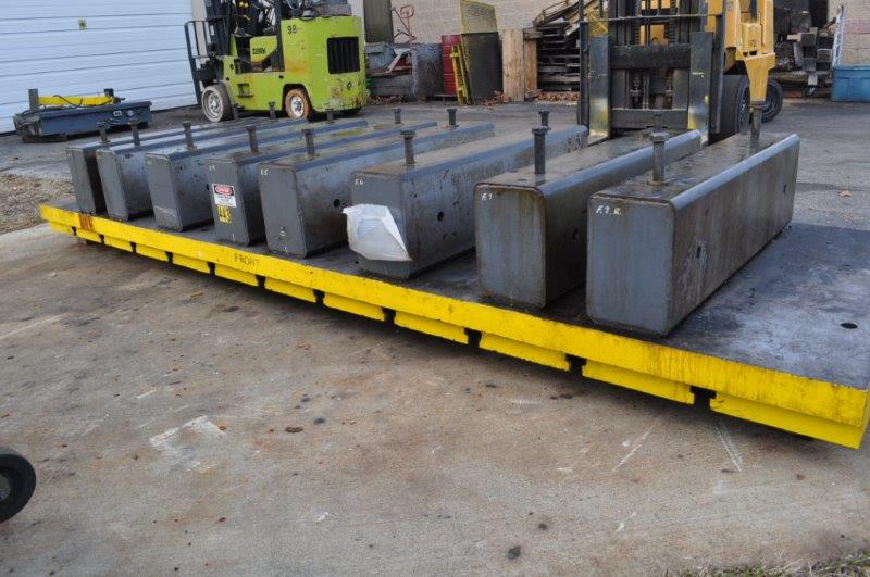 144" L x 43" width x 5-1/2" H, Bolster Plate, T-slotted - Image 4