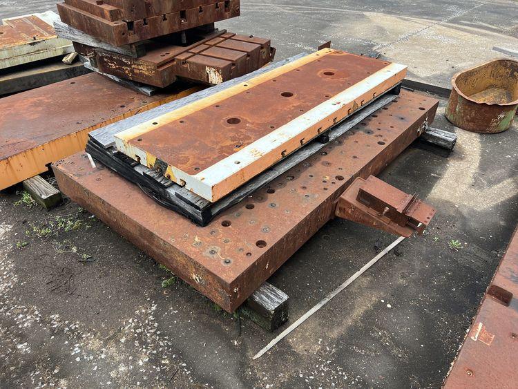 84" L x 48" width x 6.5" H, Bolster Plate, drill & tapped - Image 1