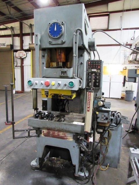 66 Ton, Sutherland #FCP-60OBS, gap frame press, 3.14" stroke, 10.63"Shut Height,air clutch, 1999 - Image 2