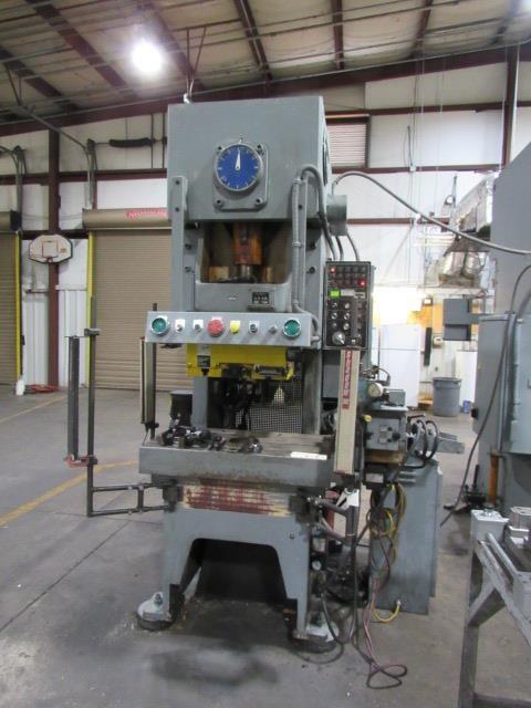 66 Ton, Sutherland #FCP-60OBS, gap frame press, 3.14" stroke, 10.63"Shut Height,air clutch, 1999 - Image 3